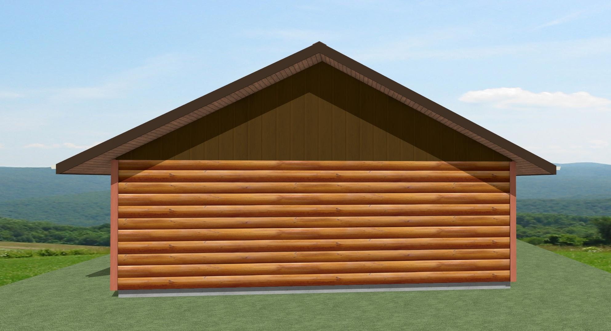 PR-10014 LOG GARAGE