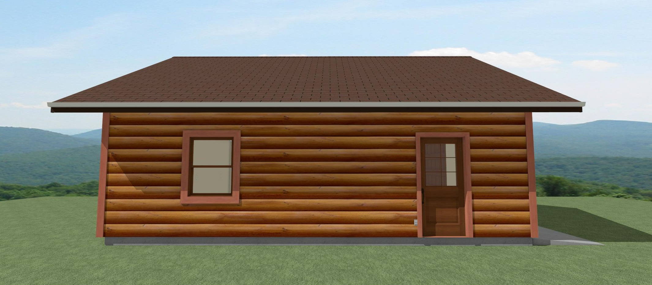 PR-10014 LOG GARAGE